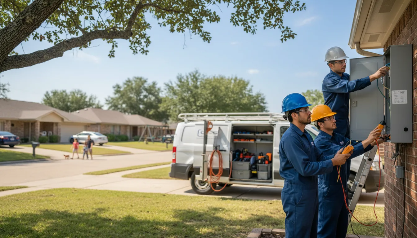 Certified electrician providing emergency electrical services in Califon, NJ